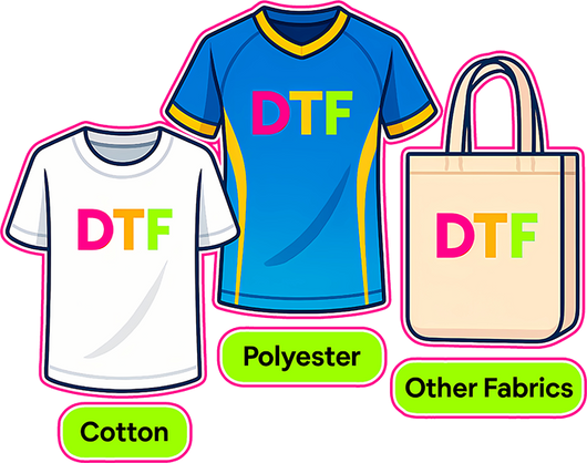 DTF Transfers til t-shirts og tøj